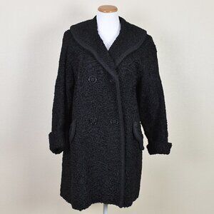 Vintage Furs By Leo Diutsh Black Coat